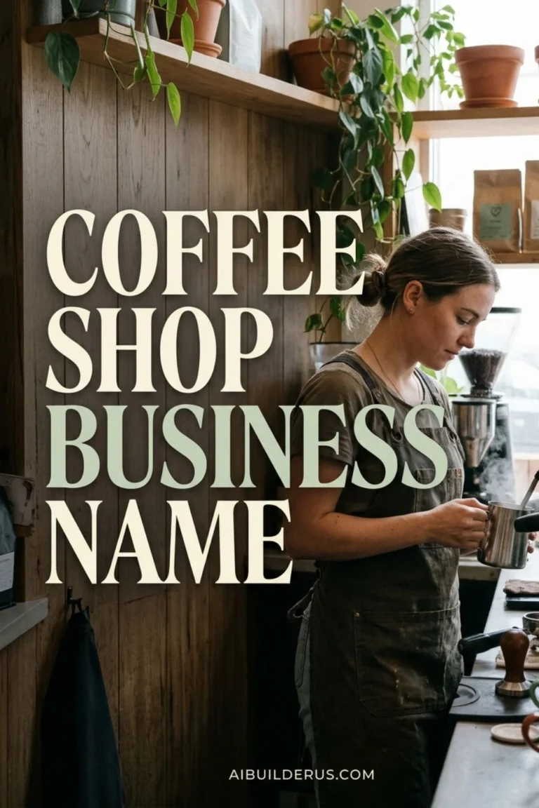 Coffee Shop Business Name Ideas for Cafés, Roasters and Carts